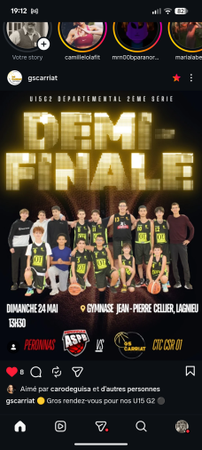 DEMI-FINALES JEUNES